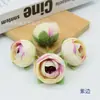 Simulação pintura a óleo chá broto flor estudioso chapéu DIY material feito à mão bolsa com flor grampo de cabelo flor minoria chapéu produção