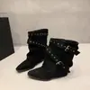 Botas de Caballero con Suela Gruesa Retro y Hebilla Oculta para Aumentar la Altura Mujer 2026 Otoño Nuevo Estilo Británico Tubo Corto Adelgazantes Doc Martens