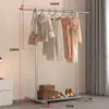 Secador de Roupas de Chão com Rodas, Varal Retrátil para Interior, Barra de Secagem de Roupas Doméstico, Varal de Roupas para Varanda