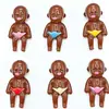 Boneca Preta Transparente Desenho Animado Acessórios de Resina DIY Ímãs de Geladeira Presilhas de Cabelo Enfeites de Cabelo Tamancos Atacado