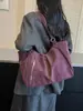 Bolso de ante tipo francés para mujer, nueva colección 2026, gran capacidad, bolso de hombro vintage, acabado mate, adecuado para ir al trabajo