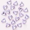 Celebridad de Internet transfronteriza 6x7mm corazón de durazno torcido decoración de uñas Chica de principios de verano amor k9 pedrería para uñas puntiaguda
