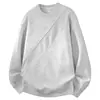 [Moletom plus size M-8XL] Coleção nova 2026, com design tridimensional e estampa, moletom masculino de outono plus size de corte solto