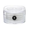 Corda elástica em formato plano pulseira de jade Hetian elástica linha de cristal resistente ao desgaste texto de uso de contas brincadeira diy especial pulseira dourada corajosa