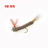 BLF producto nuevo transfronterizo LY107 espuma biónica ninfa de mayfly, señuelo para pesca con mosca, cebo artificial, anzuelo de mosca, venta al por mayor desde el fabricante