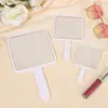 Espejo Cuadrado de Regalo de Colores Espejo de Mano Publicitario Espejo de Maquillaje Portátil para Mujer Espejo de Tocador HD Espejo Pequeño Personalizable