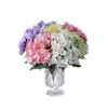 Fabricante de Flores Artificiales de Hortensia Decoración del Hogar Ramo de Boda Pared de Rosas Flores Falsas Artesanías Estilo Ins Transfronterizo