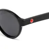 Gafas de Sol de Acetato de Moda Tendencia Deportes al Aire Libre Gafas Anti-UV Marco Redondo Metal Floral Gafas Uv400