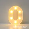 Luzes de Letra LED em Estoque Transfronteiriças de 16cm, Luzes de Número em Inglês, Decoração de Cena de Festa de Aniversário Proposta