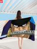 Toalla de Playa de Microfibra Fina One Piece Toalla de Baño Absorbente Estampada