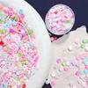Novas Unhas Usáveis Estilo Coreano Doce Estilo Ins Versátil Mini Cor Sólida Nail Art Capa de Celular Acessórios de Resina Creme DIY