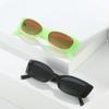 Nuevos Lentes de Sol Cuadrados Transfronterizos Estilo Europeo y Americano Modernos Lentes Color Caramelo Gafas de Sol Casuales Simples para Mujer