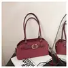 Bolso Elegante de Moda Retro Tendencia para Mujer 2025 Otoño Nuevo Moda de Gama Alta Ropa de Trabajo Gran Capacidad Color Sólido Bolso Grande