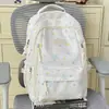 Mochila Ins Estilo Japonés Campus Viaje Versátil Bolsa Escolar para Estudiante Femenina Linda Casual Moda Mochila de Gran Capacidad