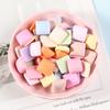 Acessórios de resina fosco Macaron cor amor estrela de cinco pontas faça você mesmo creme cola capa de celular remendo grampo de cabelo material