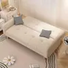 Sofá cama plegable, doble propósito para sentarse y acostarse, adecuado para apartamentos pequeños, sala de estar, sofá de tela de dos plazas, sofá cama multifuncional para propiedades de alquiler