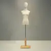 Tienda de Ropa de Fábrica Accesorios para Maniquíes Maniquí Femenino de Medio Cuerpo Soporte para Exhibición en Ventana de Ropa para Mujer Maniquí de Cuerpo Entero Soporte para Maniquí de Vestido de Novia