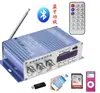 Amplificador pequeño Bluetooth 5.0 502S lector de tarjetas USB.SD con radio FM amplificador de 12v ebay Amazon