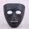 Material de PVC de Guangdong máscara blanca de hip-hop máscara de baile máscara bailarín actuación de baile baile de pasos hombres y mujeres