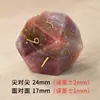 Suministrado Directamente por el Fabricante, Dados Poliedros de Ágata India Natural Dados para Juego de Rol D&D Set Z03