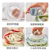 Frasco de fermentación para pepinillos y vino, frasco de almacenamiento de vidrio para el hogar, frasco sellado, frasco para verduras encurtidas, frasco grande redondo de vidrio grueso