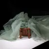 Tela de malla de hilo de niebla de hadas ins, suave, hecha a mano, bricolaje, color sólido, velo de encaje, tela de tul transparente para ropa