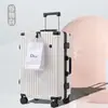Nueva Maleta Femenina Rueda Universal Silenciosa Ins Maleta con Carro Caja de Contraseña Estudiante Femenina Maleta de Cuero