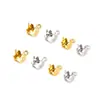 En stock Suministro Accesorios de Acero Inoxidable Hebilla de Cadena de Garra Juego de Juntas Hebilla de Garra de Zirconia Hebilla de Cierre de Extremo de Pulsera DIY