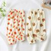 Pantalones antimosquitos de algodón para niños y niñas, bombachos holgados y finos de verano, de una generación