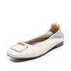 ZHR es un calzado de pedales perezosos, zapatos de mujer para el día a día, zapatos de moda Joker, zapatos individuales 2024, nuevos zapatos pequeños de cuero, zapatos de frijol