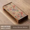 Bandeja de Nogal Estilo Múltiple Soporte para Macetas de Madera Maciza Simple Bandeja de Té de Hotel Soporte para Macetas de Una Sola Capa Mesa Rectangular para Burbujas Secas del Hogar