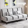 Sofá-cama dobrável de uso duplo, para duas ou três pessoas, multifuncional, simples, para quarto de aluguel, quarto, sala de estar preguiçosa, sofá de tecido