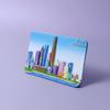 China Shanghái imán de nevera ciudad turismo recuerdo fabricantes de resina magnética venta al por mayor hecho a mano tridimensional mini creativo