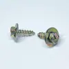 Adecuado para Parachoques de Coche, Guardabarros, Salpicaderas, Tornillos Autorroscantes, Tornillos Rápidos, Tornillos Externos Hexagonales con Arandelas