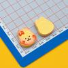 Comida de Imitação e Brincadeira Coelho Urso Torrada de Queijo Pão Presilha de Cabelo Corda de Cabelo Buraco Fivela de Sapato Material DIY Acessórios de Resina