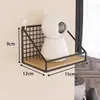 Estante de pared, instalación sin taladro, perfecto para dormitorios estudiantiles, imprescindible para recámaras, divisor de pared, cesta colgante, estante de almacenamiento