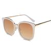 Gafas de Sol de Moda Estilo Coreano Jamie 8772 para Mujer, Lentes Personalizados Redondos de Marco Grande, Gafas de Moda Estilo Celebridad de Internet