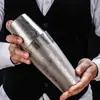Aço Inoxidável Espelhado 304 Padrão Gravado Boston Cockwave Shaker Americano Shockpot Shaker Gravado