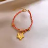 Pulsera de diamantes cuadrados, diseño elegante y moderno de la marca coreana Flu, pulsera delicada y con sentido de la moda, pulsera de celebridades de Internet, recién llegada para mujeres.