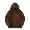 Sudadera con Capucha Holgada de Manga Larga de Color Sólido Hombro Caído Venta al por Mayor en Stock Chaqueta Tallas Grandes Dropshipping Transfronterizo Una Pieza para Hombres y Mujeres