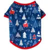 Ropa Nueva Navideña para Perros Transfronteriza 2025 Año Nuevo Teddy Bichón Pomerania Gato Mascota Festival Gran Cantidad en Stock