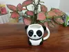 Taza de Cerámica de Panda Lindo 350ml Taza con Forma de Animal para Café, Té y Bebidas Calientes