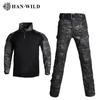Traje de Camuflagem Sapo Han Ye G2Suit Traje de Sapo Estilo Americano Uniforme de Treinamento Roupa de Trabalho de Manga Longa Conjunto de Traje de Sapo Fabricante de Uniforme Tático