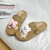 Zuecos Pantuflas Retro Birkenstock para Mujer 2025 Primavera y Otoño Nuevo Estilo Slip-On Estilo Literario Modernos Versátiles Zapatos Birkenstock