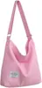 Bolsa de Lona Literaria Transfronteriza Moderna para Mujer Simple de Gran Capacidad Portátil para Hombro Cruzada Tote Personalizada Bolsa León Ling
