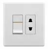 Venta Directa de Fábrica A10 Interruptor de Pared Doméstico de Alta Gama con Textura, Enchufe Empotrado para Exportación a Bangladesh