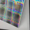Placa de Flor Láser con Gradiente Suave Hoja de Lata Yuan Shen Animación Bidimensional Insignia Brillante Papel de Almohadilla Delgado