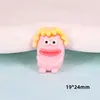 Accesorios de Resina de Salchicha de Boca Grande de Dibujos Animados DIY Pasador Hecho a Mano Llavero Funda de Teléfono Imán para Nevera Accesorios para Taza de Agua