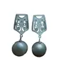 Pendientes de botón de plata S925 estilo nacional con patrón de cigarra dorada y perla para mujer, pendientes de personalidad retro, tallado hueco, pendientes de nueva textura china