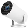 Produto de Venda Quente Transfronteiriço Hy300 Projetor Inteligente para Casa 4K de Ultra-Alta Definição Projeção na Parede Versão Android Wi-Fi Dupla Banda 6+B